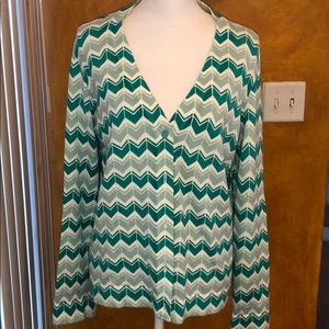 Lands’end chevron sweater